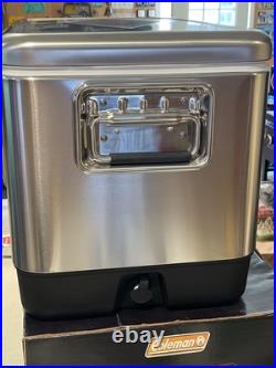 Coleman Lantern Co 50th Anniversary Stainless Steel Cooler 1954-2004 1 Of 1