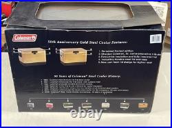 Coleman Lantern Co 50th Anniversary Stainless Steel Cooler 1954-2004 1 Of 1