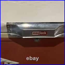 Coleman Pink Cooler Snow Lite Metal Latch. Vintage Cooler! 1959-61