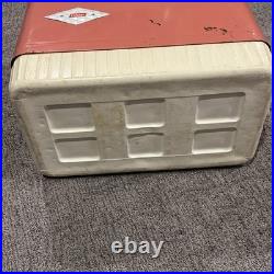 Coleman Pink Cooler Snow Lite Metal Latch. Vintage Cooler! 1959-61