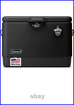 Coleman Reunion 54 qt. Steel Belted Matte Hard Cooler, Midnight