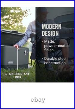 Coleman Reunion 54 qt. Steel Belted Matte Hard Cooler, Midnight