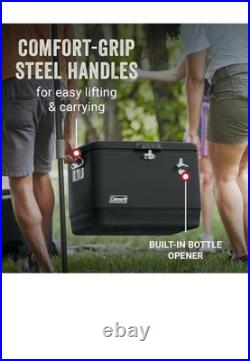 Coleman Reunion 54 qt. Steel Belted Matte Hard Cooler, Midnight