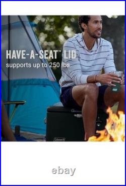 Coleman Reunion 54 qt. Steel Belted Matte Hard Cooler, Midnight