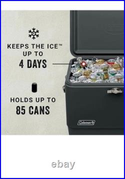 Coleman Reunion 54 qt. Steel Belted Matte Hard Cooler, Midnight