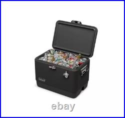 Coleman Reunion 54 qt. Steel Belted Matte Hard Cooler, Midnight