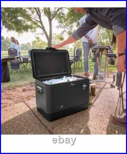 Coleman Reunion 54 qt. Steel Belted Matte Hard Cooler, Midnight