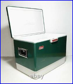 Coleman Snow Lite Vintage 13.5 Gallon Cooler Ice Chest W Tray Bottle Openers MCM