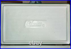 Coleman SnowLite 5255C Vintage Green Metal Handle Cooler Bottle Openers 56 Quart