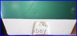 Coleman SnowLite 5255C Vintage Green Metal Handle Cooler Bottle Openers 56 Quart