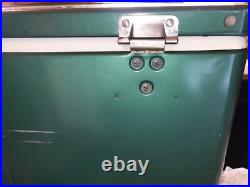 Coleman SnowLite 5255C Vintage Green Metal Handle Cooler Bottle Openers 56 Quart