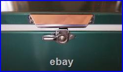 Coleman SnowLite 5255C Vintage Green Metal Handle Cooler Bottle Openers 56 Quart
