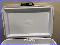 Coleman Stainless Steel Belted Chrome Cooler 54QT. Ice Chest Model 6150 6155