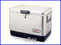 Coleman Stainless Steel Cooler Beverage Outdoor Picnic Party Tailgating Camping