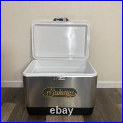 Coleman Steel Belted 6150 6155 54-Quart Cooler Stainless Solaray