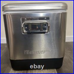 Coleman Steel Belted 6150 6155 54-Quart Cooler Stainless Solaray