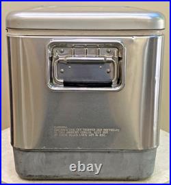 (Coleman Steel Belted Metal Cooler Ice Chest 6150-6155 Silver 54 Quart)
