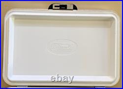 (Coleman Steel Belted Metal Cooler Ice Chest 6150-6155 Silver 54 Quart)
