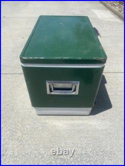 Coleman Vintage Green Metal Cooler Coleman Vintage Green Metal Cooler