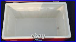 Coleman Vintage Metal Red Large Cooler Ice Chest