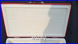Coleman Vintage Metal Red Large Cooler Ice Chest