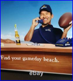 Collectable Tony Romo Corona Metal Ice Chest Cooler Bottle Opener Bar Decor NFL