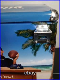 Collectable Tony Romo Corona Metal Ice Chest Cooler Bottle Opener Bar Decor NFL
