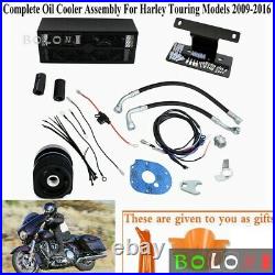 Complete Oil Cooler Assembly For Harley Touring CVO Road King Glide 2009-2016