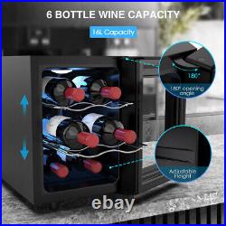 Compressor Wine Cooler Refrigerator with Lock Freestanding Wine Cellar Fridge