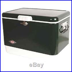Cooler Camping Metal Outdoor Steel Coleman Belted Vintage Ice Chest Store