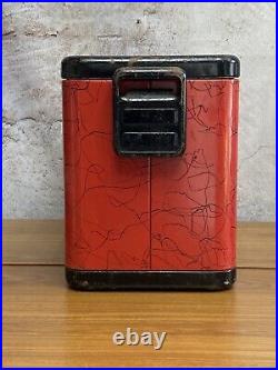 Cooler Kampkold Aluminum Ice Chest Red Black Kamplite Kampkook Vintage WG1