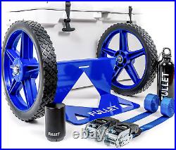 Cooler Wheel Kit for Yeti & RTIC Cooler Carts 12 Inch Wheels & Ratchet Straps