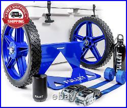 Cooler Wheel Kit for Yeti & RTIC Cooler Carts 12 Inch Wheels & Ratchet Straps
