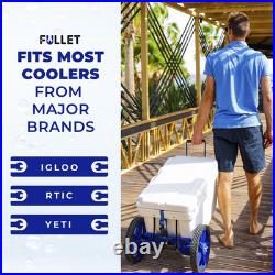 Cooler Wheel Kit for Yeti, RTIC, Igloo and Most Other Brands Cooler Cart Eas