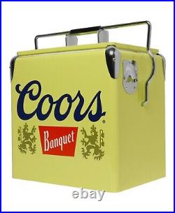 Coors 13L Banquet Retro Ice Chest-18 Can Portable Cooler Box with Bottle Opener
