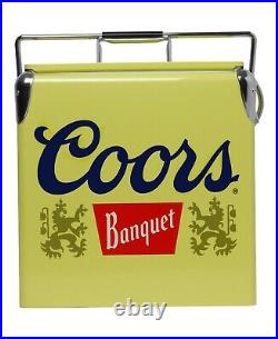 Coors 13L Banquet Retro Ice Chest-18 Can Portable Cooler Box with Bottle Opener