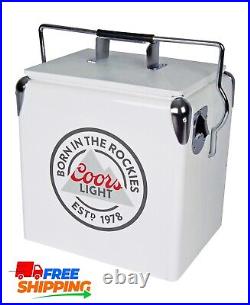 Coors 13L Portable Cooler for Car Camping Chest Cooler Box with Bottle Opener