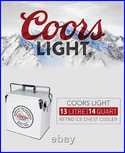 Coors 13L Portable Cooler for Car Camping Chest Cooler Box with Bottle Opener