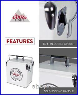 Coors 13L Portable Cooler for Car Camping Chest Cooler Box with Bottle Opener