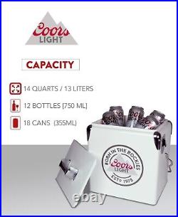 Coors 13L Portable Cooler for Car Camping Chest Cooler Box with Bottle Opener