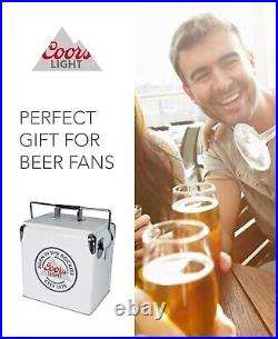 Coors 13L Portable Cooler for Car Camping Chest Cooler Box with Bottle Opener