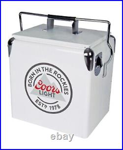 Coors 13L Portable Cooler for Car Camping Chest Cooler Box with Bottle Opener