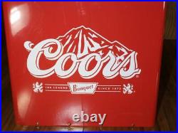 Coors Ice Chest Cooler 14 Quart Retro Banquet 13L 17x14x9 VTG Last In Stock