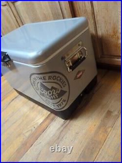 Coors Light Taste Of The Rockies Coleman 54qt Steel Belted Cooler Ice Box 6150