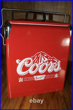 Coors Retro Banquet Ice Chest 14 Quart 13L 17x14x9 Cooler VTG Last In Stock (zS)