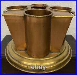 Copper & Brass 4 Bottle Vintage Wine/Champagne Cooler