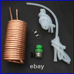 Copper Metal Coil Tube Immersion Wort Chiller Beer Wine Cooler Home Brew Pipe