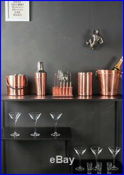 Copper set Cocktail Making Kit Accessories Bottle Cooler Champagne Bucket Tools