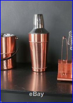 Copper set Cocktail Making Kit Accessories Bottle Cooler Champagne Bucket Tools