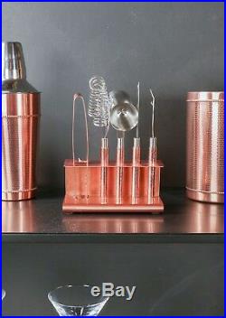 Copper set Cocktail Making Kit Accessories Bottle Cooler Champagne Bucket Tools